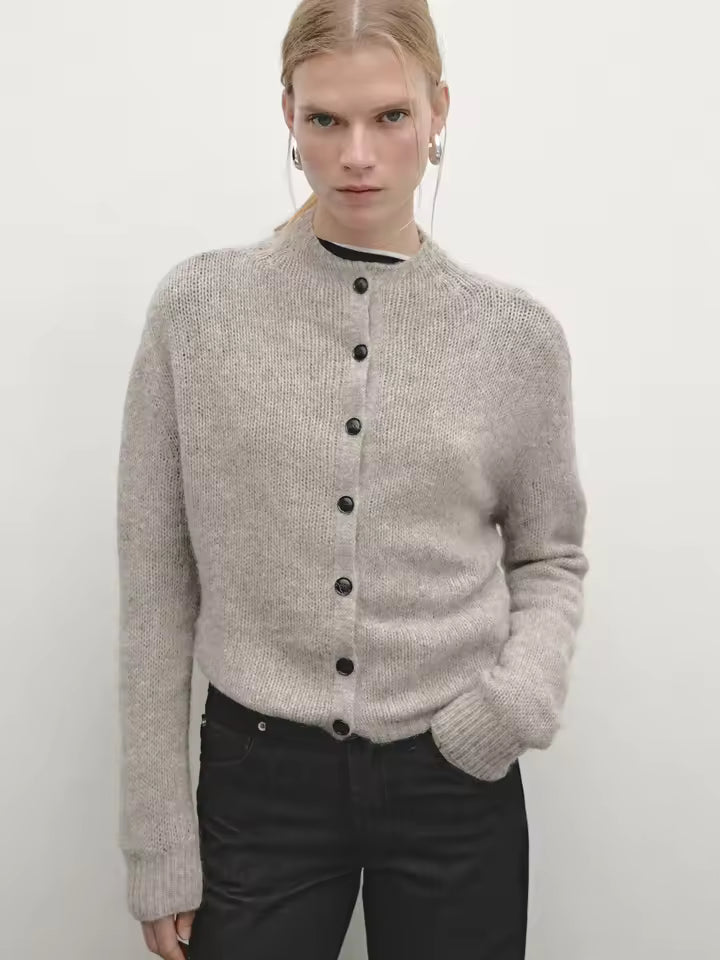 Classic Knitted Cardigan Shirt