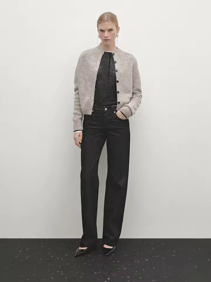 Classic Knitted Cardigan Shirt