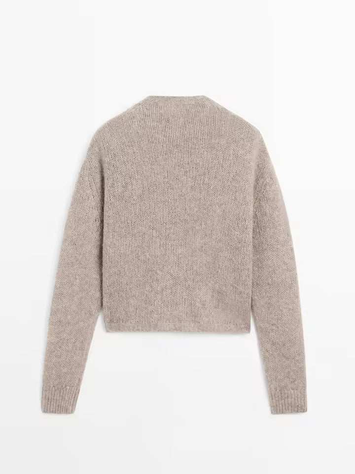 Classic Knitted Cardigan Shirt