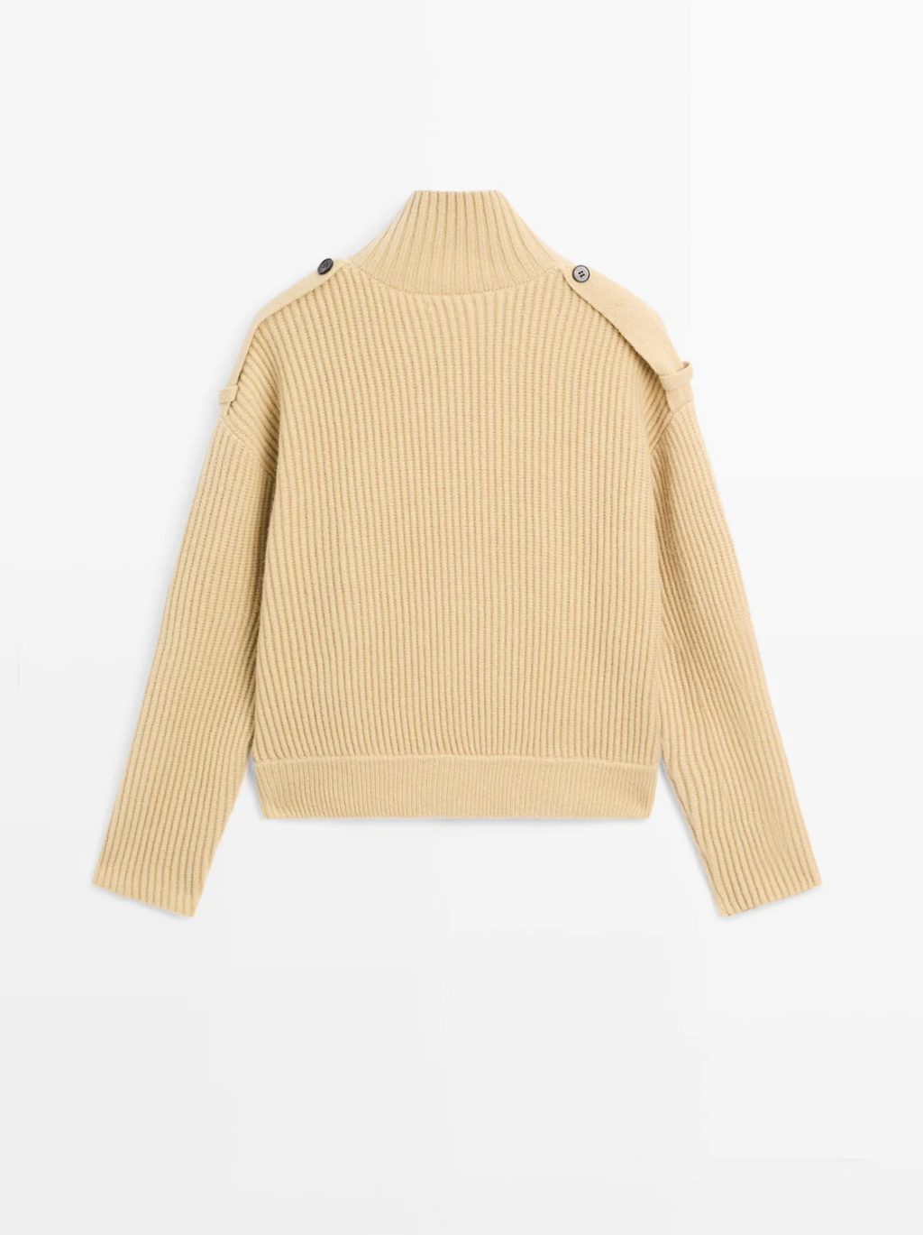 Solenne | Cozy Turtleneck Knit Cardigan
