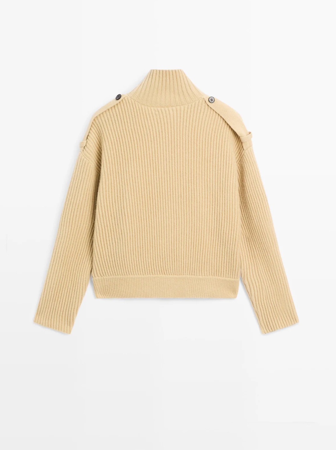 Solenne | Cozy Turtleneck Knit Cardigan