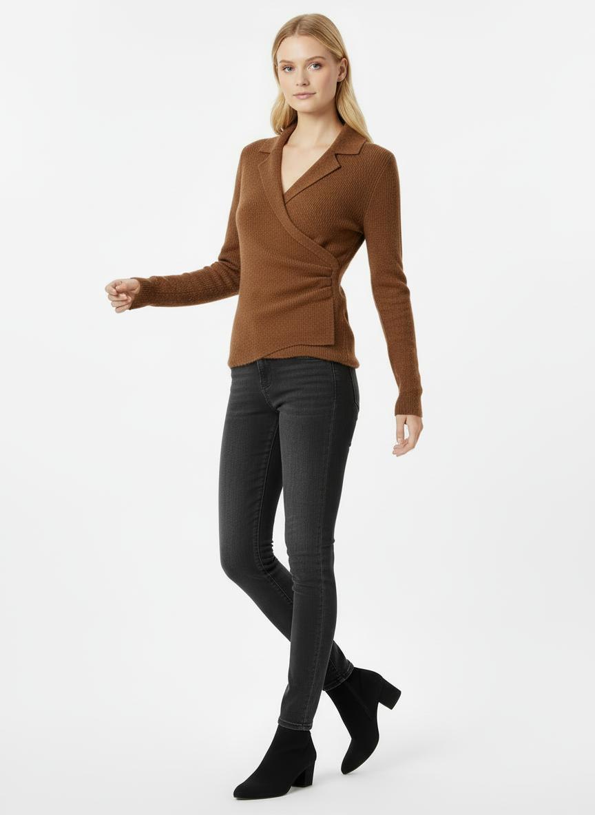 French Retro Knitted Sweater